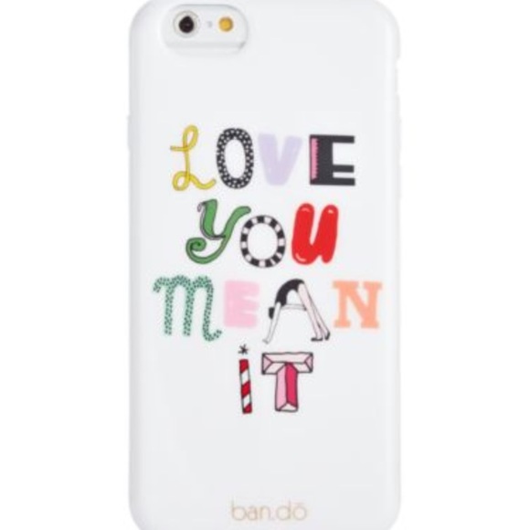 ban.do Accessories - NWT🏷 ban.do Love You Mean It iPhone 6/6S Case